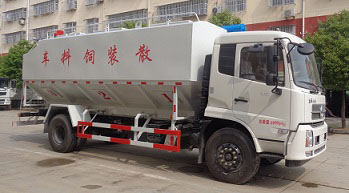 國(guó)六東風(fēng)天錦散裝飼料運(yùn)輸車
